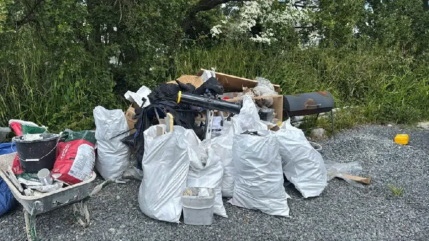 Clearance work by Alma Enterprises in Millom