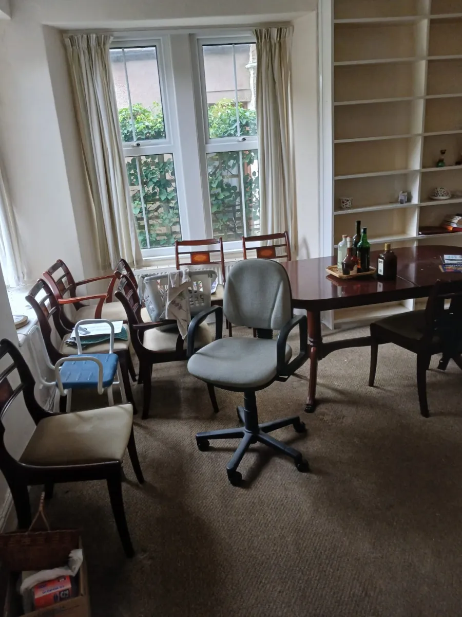 Living Room before clearance in Gosforth