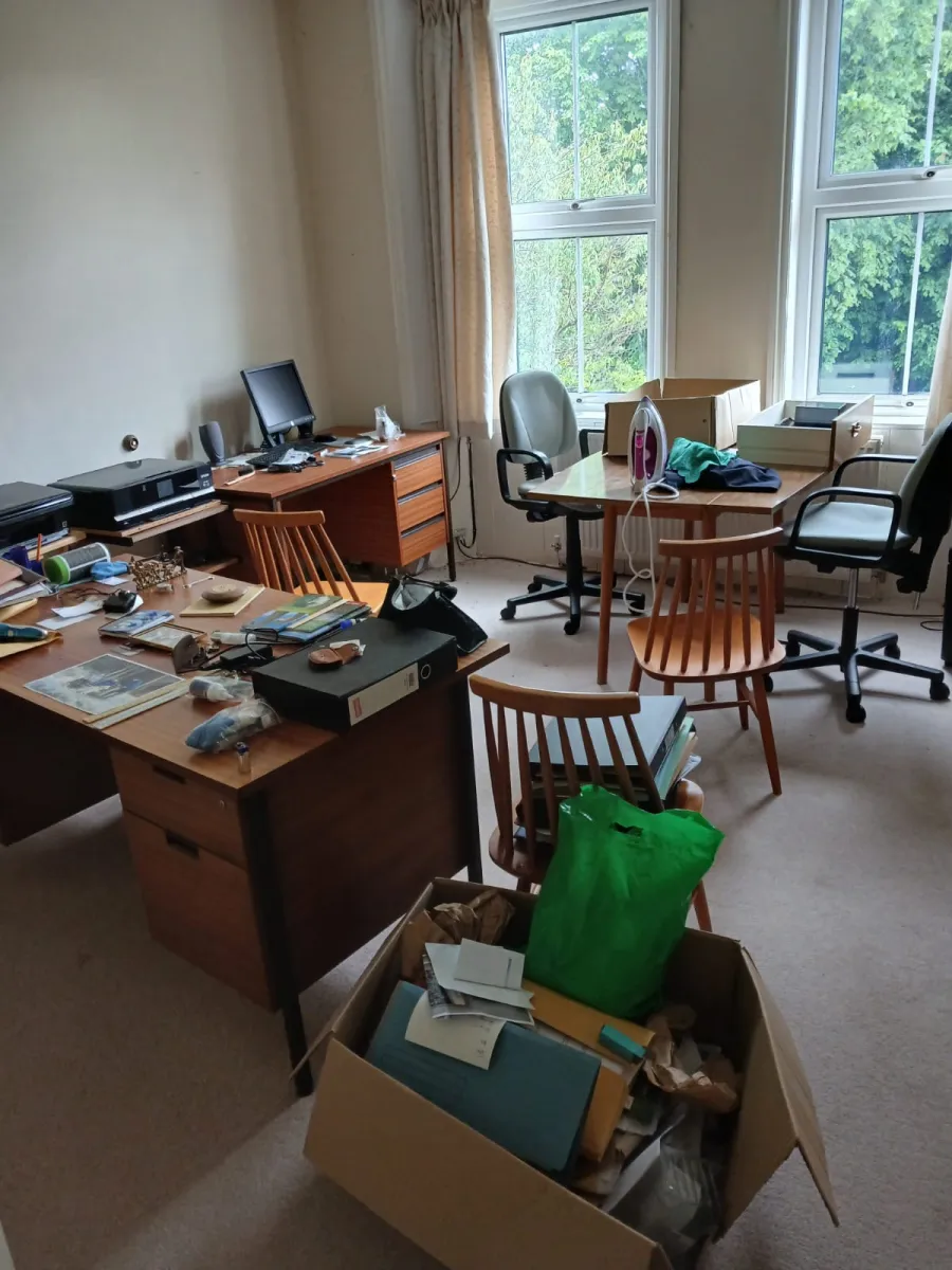 Office Room before clearance in Beckermet